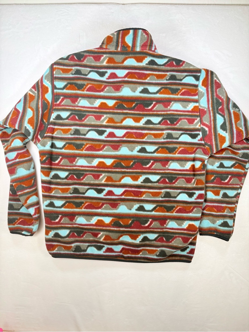 Patagonia Lightweight Synchilla Snap-T Pullover Delta Cinder Red Large Fleece - Picture 9 of 12